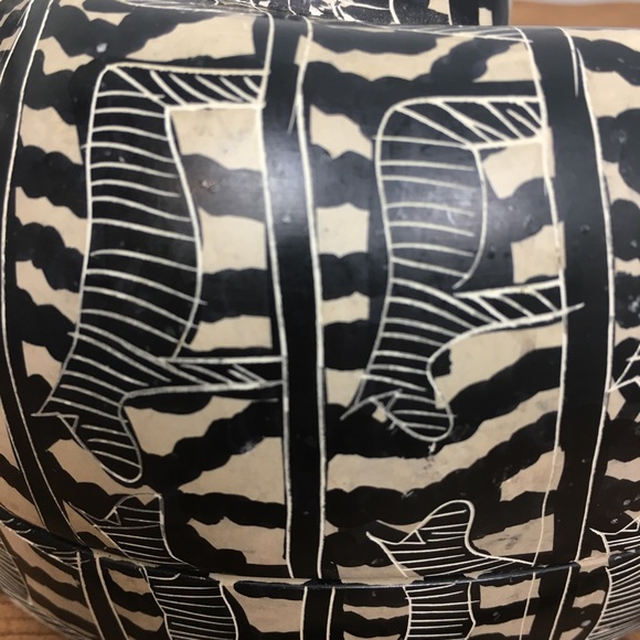 Besmo Kenya Carved Stone Elephant Trinket Dish - Picture 2 of 8